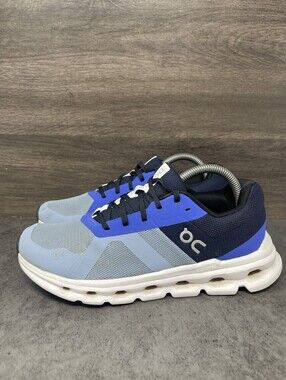 On Cloudrunner Size 8.5 Womens Chambray Midnight Blue CloudTec Running Shoes